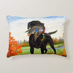 Hunting Dog Painting Pillow