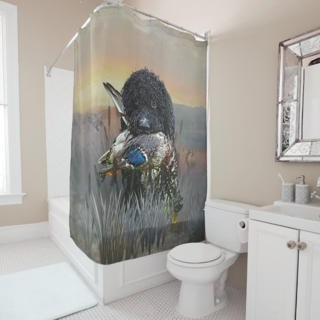 Hunting dog  Shower Curtain (In Situ)