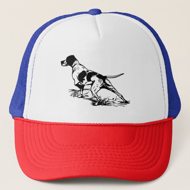 Hunting Dog Trucker Hat (Front)
