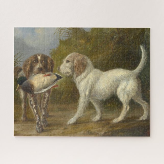 Hunting Dogs (by Carlo Ademollo) Jigsaw Puzzle (Horizontal)