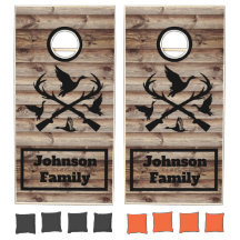 Hunting Duck Deer Rack Rifle Customizable Name