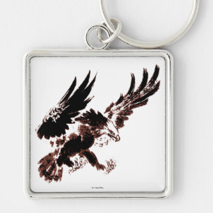 Hunting Eagle Keychain