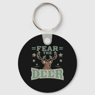 Hunting Fan Deer Fear Gift For Gun And Hunting Fan Keychain