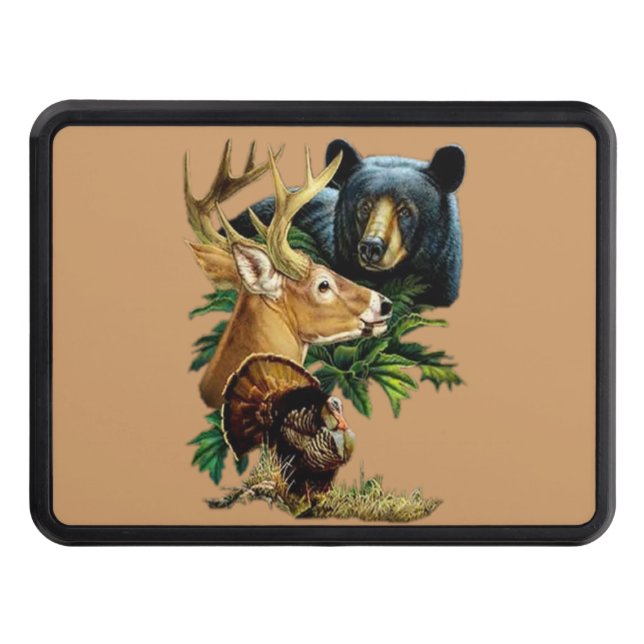 Hunting Father's Day Trailer Truck Hitch Cover (Front)