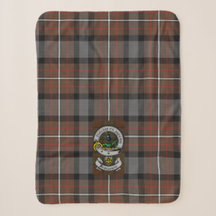 Hunting Ferguson Tartan Sherpa Blanket Throw