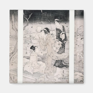 Hunting fireflies at nightfall, 1796-97 magnet