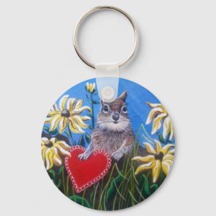 "Hunting for Valentines" Keychain