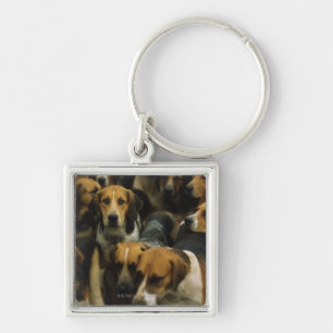 Hunting foxhounds, Galway Blazers, Ireland Keychain