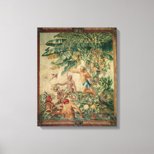 Hunting, from the 'Tenture des Nouvelles Canvas Print