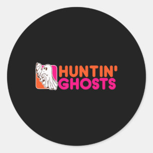 Hunting Ghosts - Ghost Hunter Paranormal Activity Classic Round Sticker