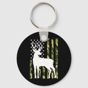Hunting Gift For Men Women Forest Hunt Wildlife St Keychain