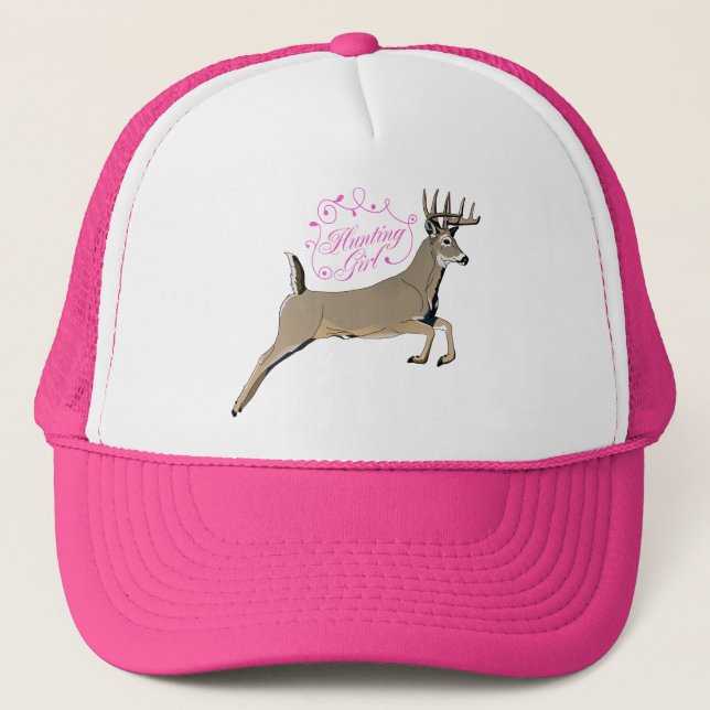 Hunting Girl Trucker Hat (Front)