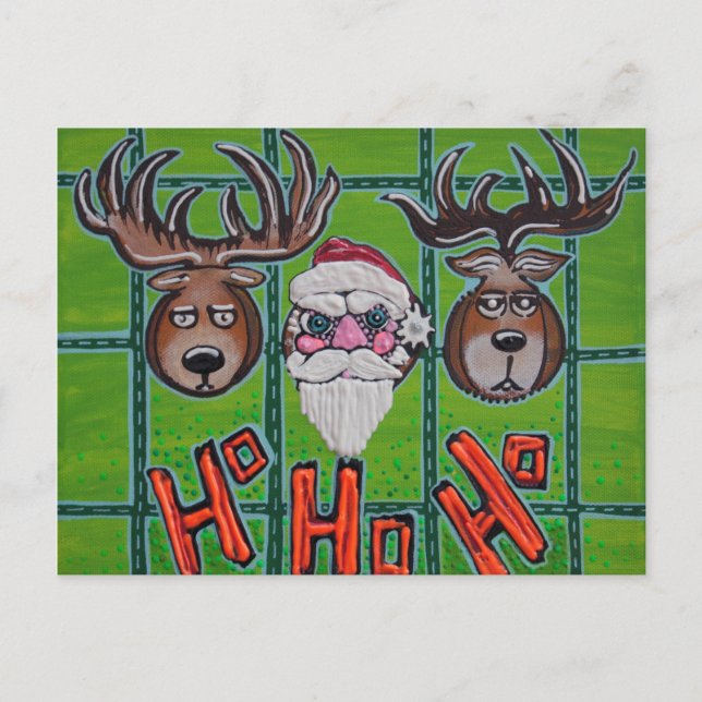 Hunting Ho Ho Ho Postcards (Front)