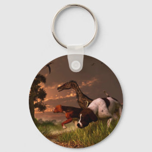 Hunting in the Age Gene Splicing Keychain