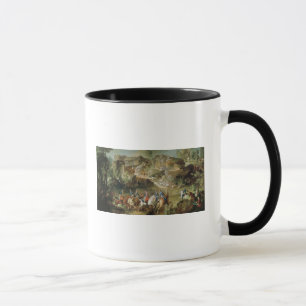 Hunting in the Forest of Fontainebleau Mug
