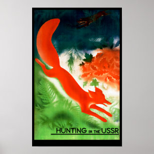 Hunting in the USSR Poster