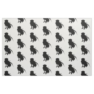 Hunting Labrador Retriever Silhouette Love Dogs Fabric