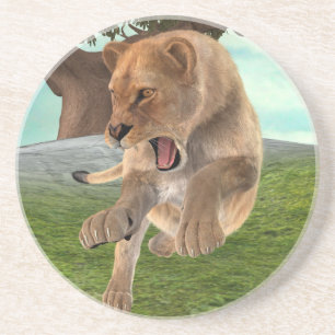Hunting Lioness Coaster