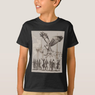Hunting Medieval Falconry Art T-Shirt