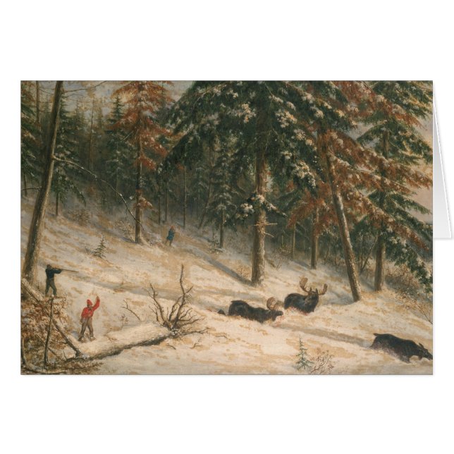 Hunting Moose (Front Horizontal)