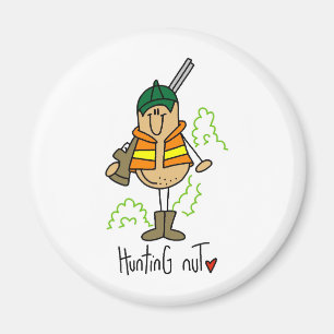 Hunting Nut Magnet