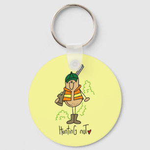 Hunting Nut T-shirts and Gifts Keychain