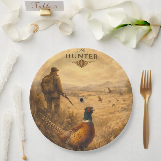 Hunting Paper Plate (Wedding)