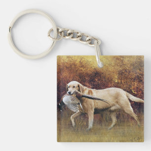 Hunting pheasant, Autumn Tapestry Metal Print Coff Keychain