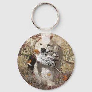 Hunting pheasant , tapestry poster acrylic print keychain