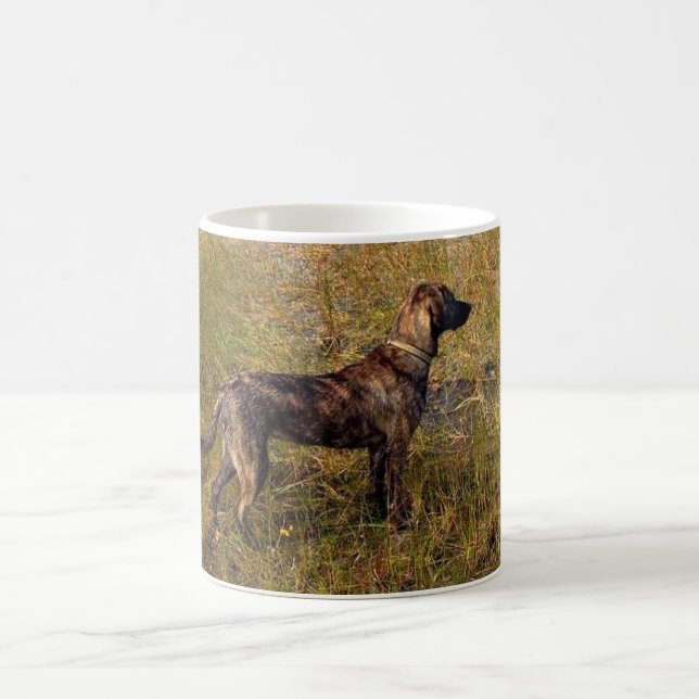 Hunting Plott Hound Dog in Marsh Coffee Mug (Center)