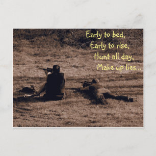 Hunting Postcard