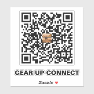 Hunting QR Code Sticker – Gear Up and Connect