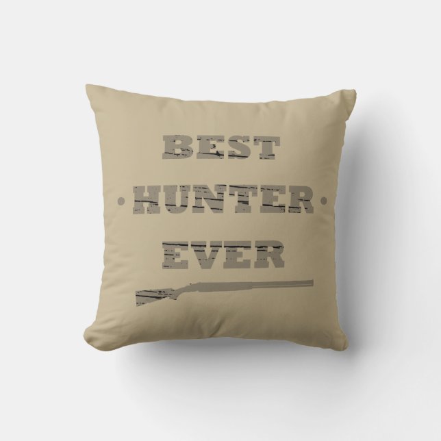 hunting quotes saying hunt hunter lover throw pillow (Front)