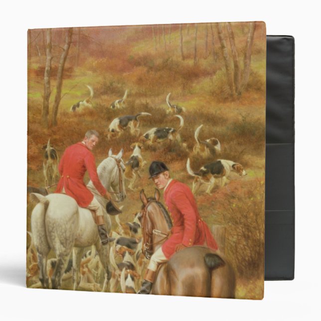 Hunting Scene, 1906 Binder (Front/Inside)