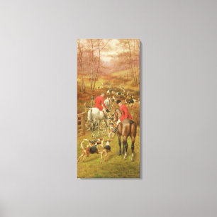 Hunting Scene, 1906 Canvas Print