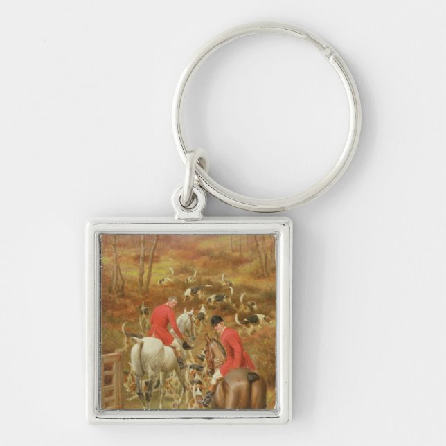 Hunting Scene, 1906 Keychain (Front)