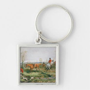 Hunting Scene Keychain