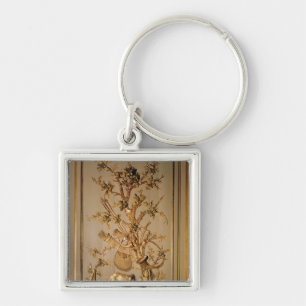 Hunting scene, wood panelling from dining room keychain
