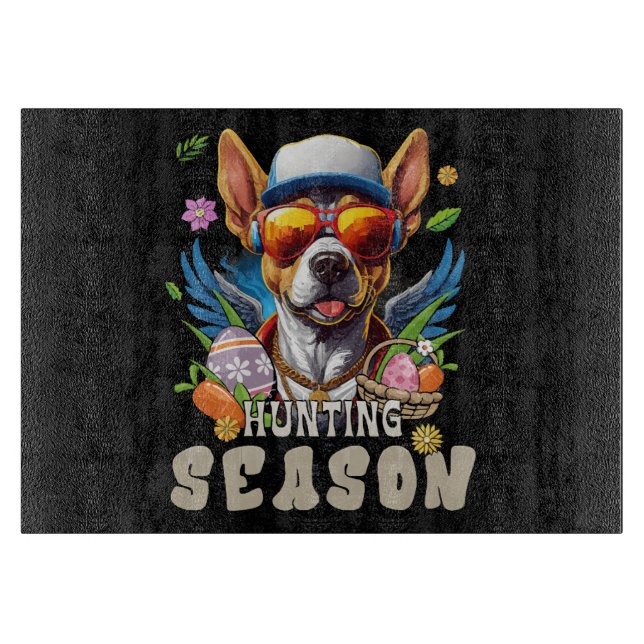 Hunting Season Deer Easter Egg Cutting Board (Front)