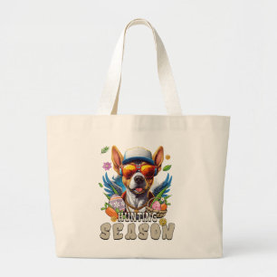 Hunting Season Deer Easter Egg Large Tote Bag