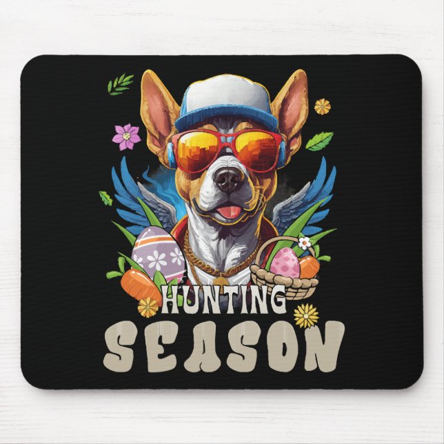 Hunting Season Deer Easter Egg Mouse Pad (Front)