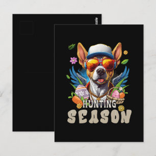 Hunting Season Deer Easter Egg Postcard