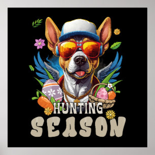 Hunting Season Deer Easter Egg Poster