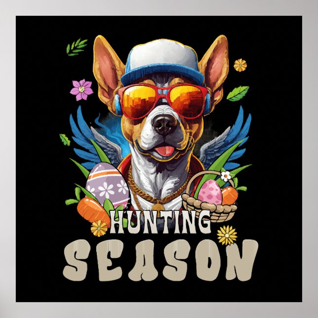 Hunting Season Deer Easter Egg Poster (Front)