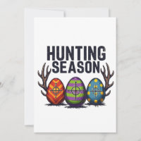 Hunting Season Easter Hunting Eggs Funny 