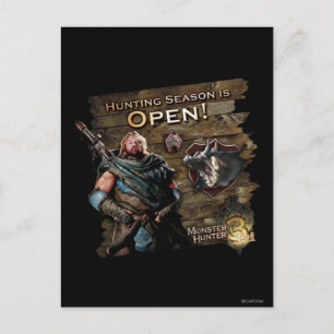 Hunting season is open! postcard