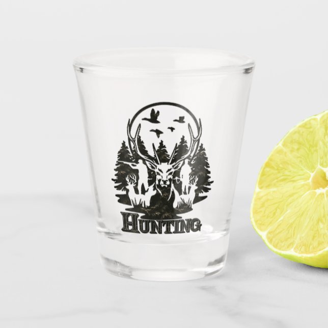 Hunting Shot Glass (Front)