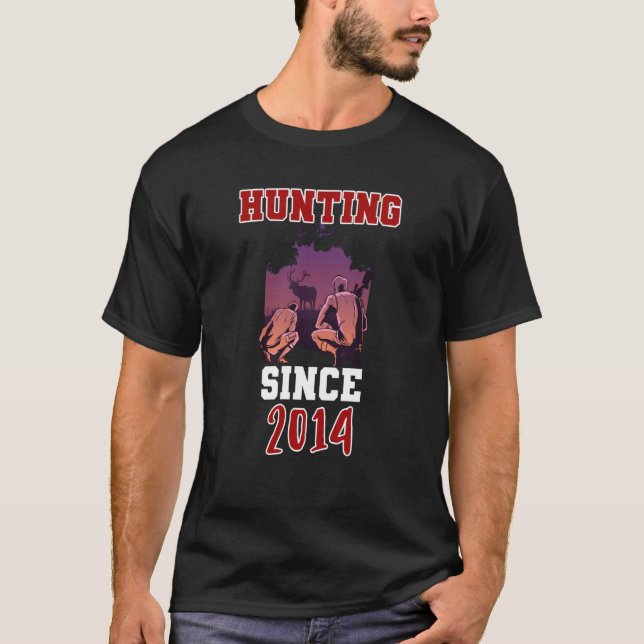 Hunting since 2014 T-Shirt (Front)