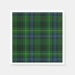 Hunting Stuart Scottish Tartan Napkin