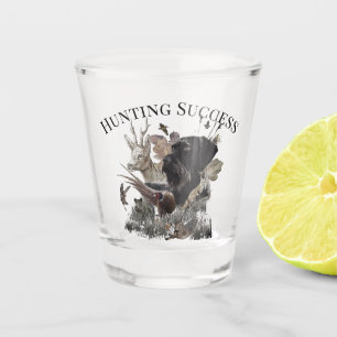 Hunting Success,Deutsch Drahthaar Shot Glass